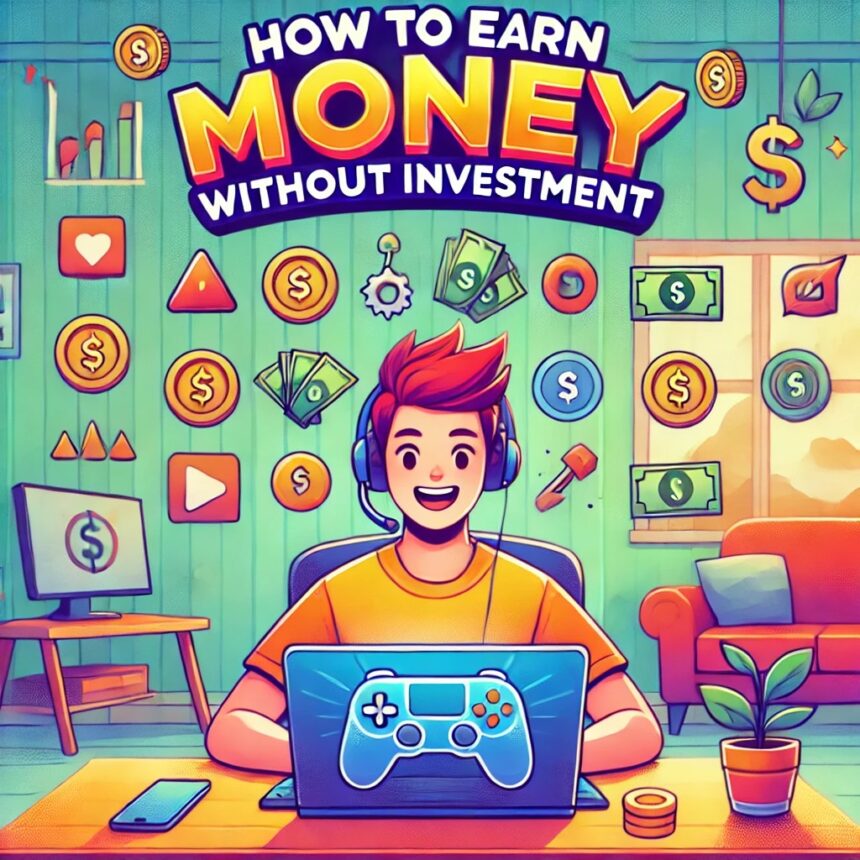 how to earn money games without investment